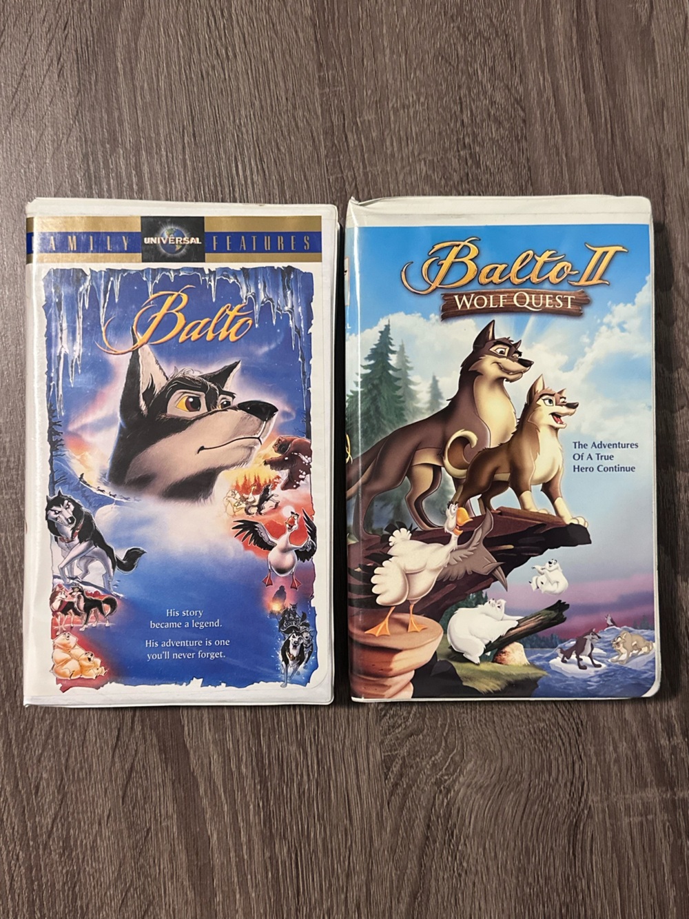 Balto & Balto 2 VHS bundle
